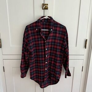Red Plaid Flannel Shirt